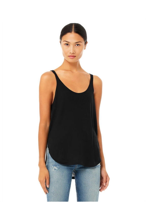Bella + Canvas Women's Flowy Tank with Side Slit