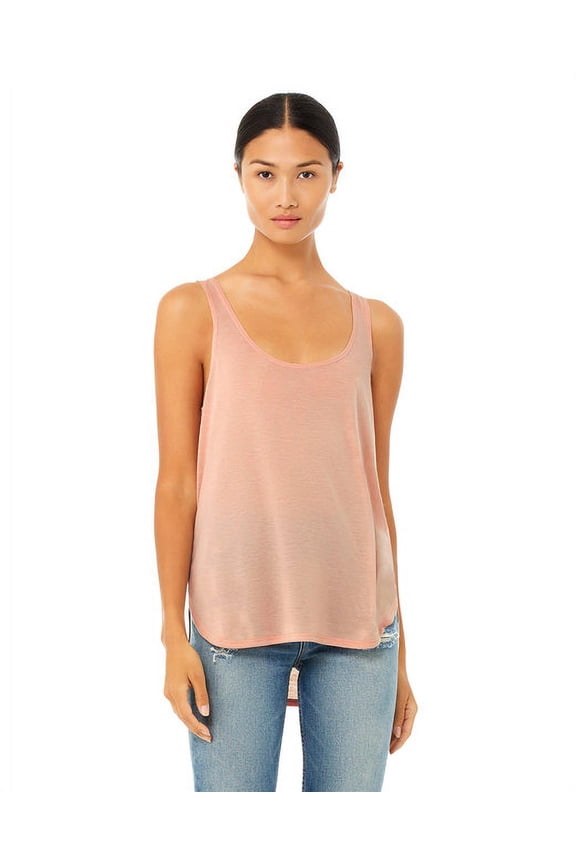 BELLA + CANVAS Women�'s Flowy Tank with Side Slit