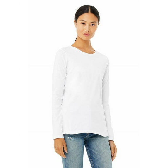 BELLA + CANVAS Womens Jersey Long Sleeve Tee