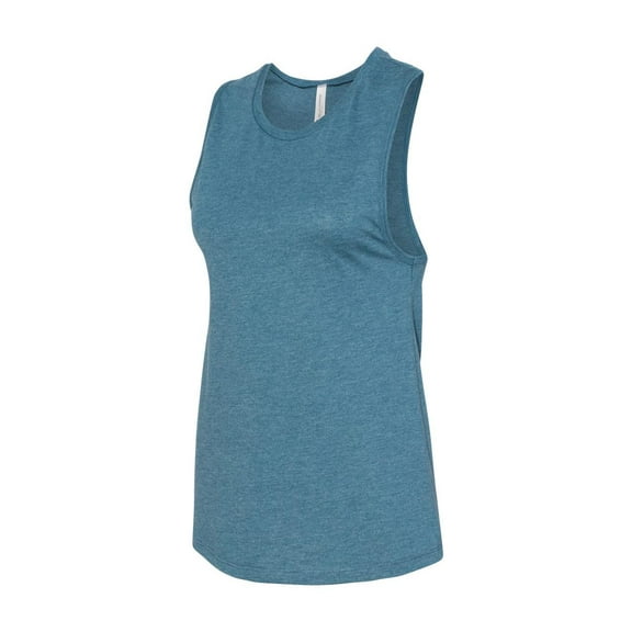 BELLA CANVAS - Women's Jersey Muscle Tank - 6003 - Heather Deep Teal - Size: XL