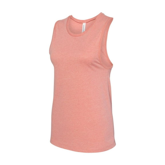 BELLA + CANVAS - Women's Jersey Muscle Tank - 6003 - Heather Sunset - Size: S
