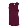 thumbnail image 1 of BELLA + CANVAS - Women's Jersey Muscle Tank - 6003 - Maroon - Size: 2XL, 1 of 5