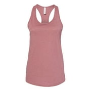 BELLA + CANVAS - Women's Jersey Racerback Tank - 6008 - Heather Mauve - Size: L