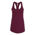 thumbnail image 1 of BELLA + CANVAS - Women's Jersey Racerback Tank - 6008 - Maroon - Size: L, 1 of 5
