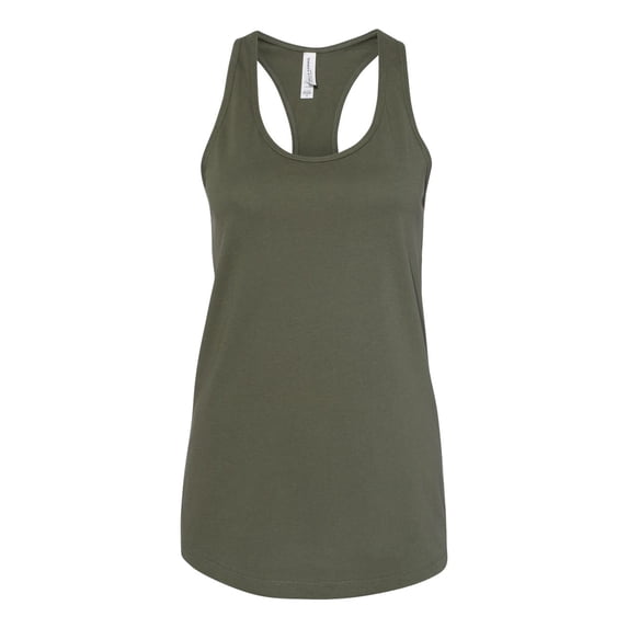 BELLA + CANVAS - Women's Jersey Racerback Tank - 6008 - Military Green - Size: L