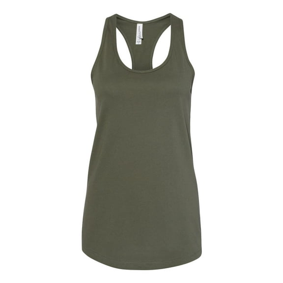BELLA CANVAS - Women's Jersey Racerback Tank - 6008 - Military Green - Size: L