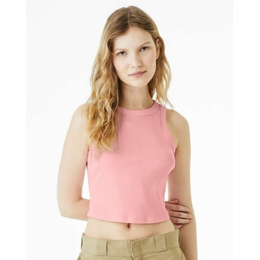 BELLA + CANVAS Women's Micro Rib Racer Tank