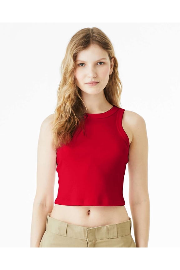 BELLA + CANVAS Women's Micro Rib Racer Tank