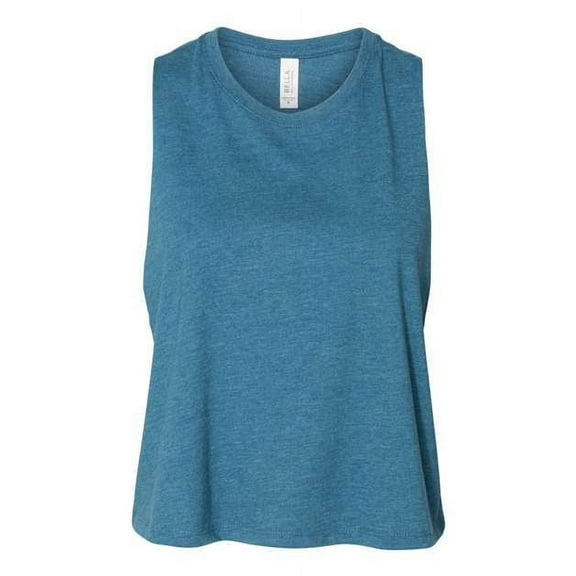 BELLA   CANVAS Women�'s Racerback Crop Tank