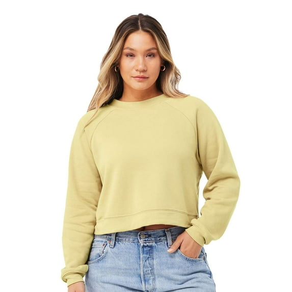 BELLA + CANVAS Women�'s Raglan Pullover Fleece