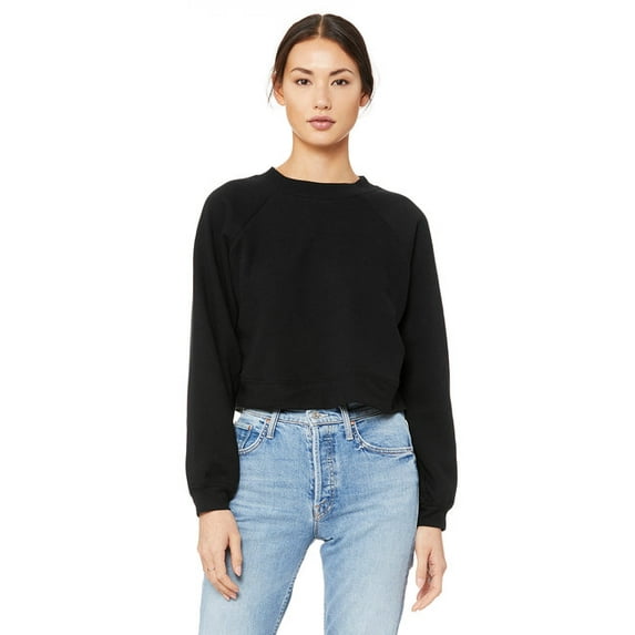 BELLA + CANVAS Women�'s Raglan Pullover Fleece