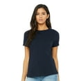 thumbnail image 1 of BELLA+CANVAS Women's Relaxed Crew Neck T-Shirt for Crafting, Navy, Small, 1 of 7
