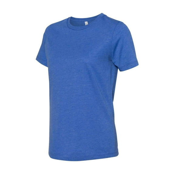 BELLA + CANVAS - Women’s Relaxed Fit Heather CVC Tee - 6400CVC - Heather True Royal