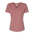 thumbnail image 1 of BELLA + CANVAS Women's Relaxed Heather CVC V-Neck Tee, 1 of 3