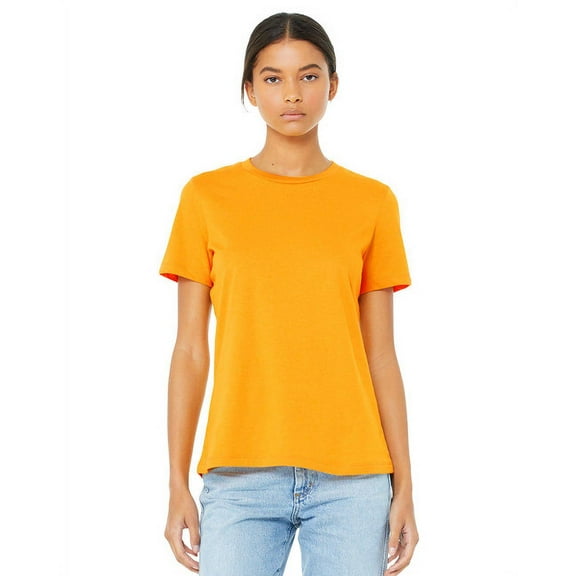 BELLA   CANVAS - Women’s Relaxed Jersey Tee - 6400 - Gold - Size: S