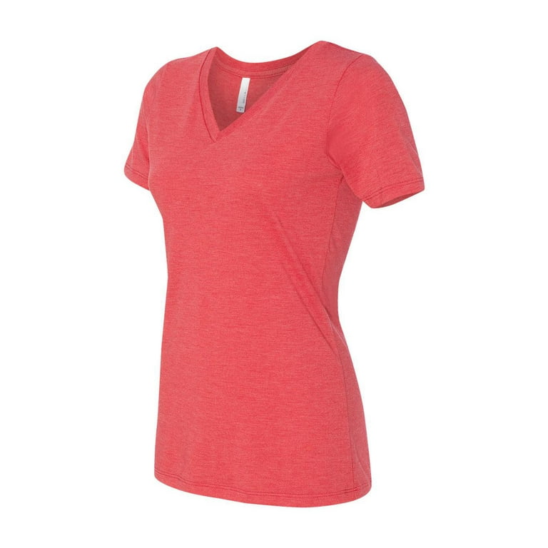 red v neck shirt walmart