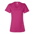 thumbnail image 1 of BELLA + CANVAS Women’s Relaxed Jersey V-Neck Tee, 1 of 5