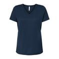 thumbnail image 1 of BELLA + CANVAS Women's Relaxed Triblend Short Sleeve V-Neck Tee, 1 of 3
