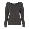 thumbnail image 1 of BELLA + CANVAS Womens Sponge Fleece Wide Neck Sweatshirt, 1 of 5