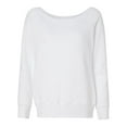 thumbnail image 1 of BELLA + CANVAS Womens Sponge Fleece Wide Neck Sweatshirt, 1 of 3