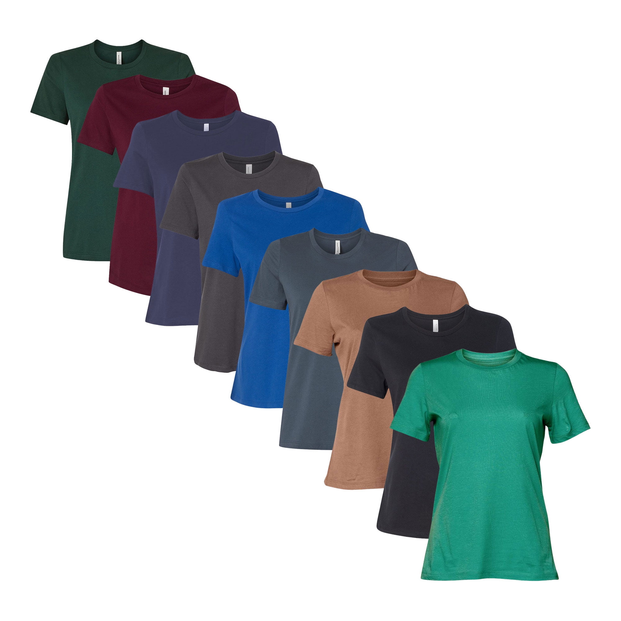 Bella Canvas メンズ Airlume コットン クルーTシャツ ホワイト X-Large　並行輸入品 Bella Canvas Mens Airlume Cotton Crew Tee T Shirt, Athletic