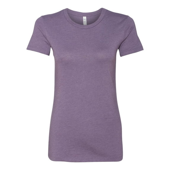 BELLA + CANVAS Women's The Favorite Tee (Heather Purple, S)