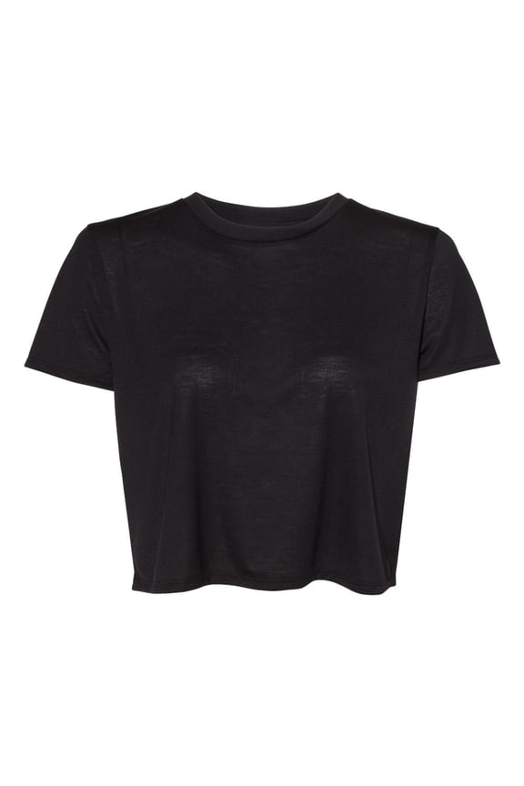 Bella + Canvas Women's Flowy Cropped Tee