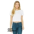 thumbnail image 1 of BELLA + CANVAS Womens Flowy Crop Tee, 1 of 3