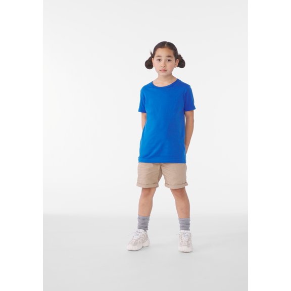 BELLA+CANVAS Youth Crew Neck Personalized T-Shirt, Create your own Designs, True Royal, Small Unisex