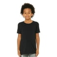 thumbnail image 1 of BELLA+CANVAS Youth Unisex Short Sleeve Crew T-Shirt for Crafting, Black, X-Large, 1-Pack, 1 of 10