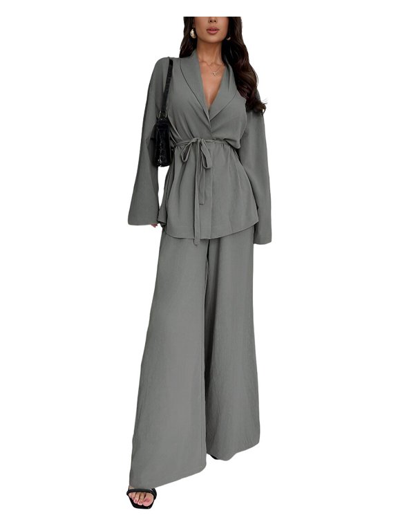 womens 2pc Cardigan & Pant Set, 0