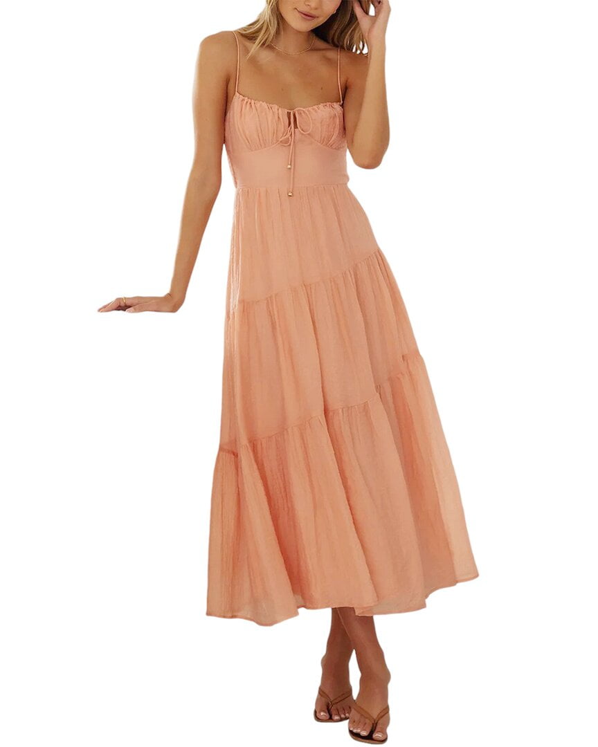 knee length dresses for ladies Bella Midi Dress in Black