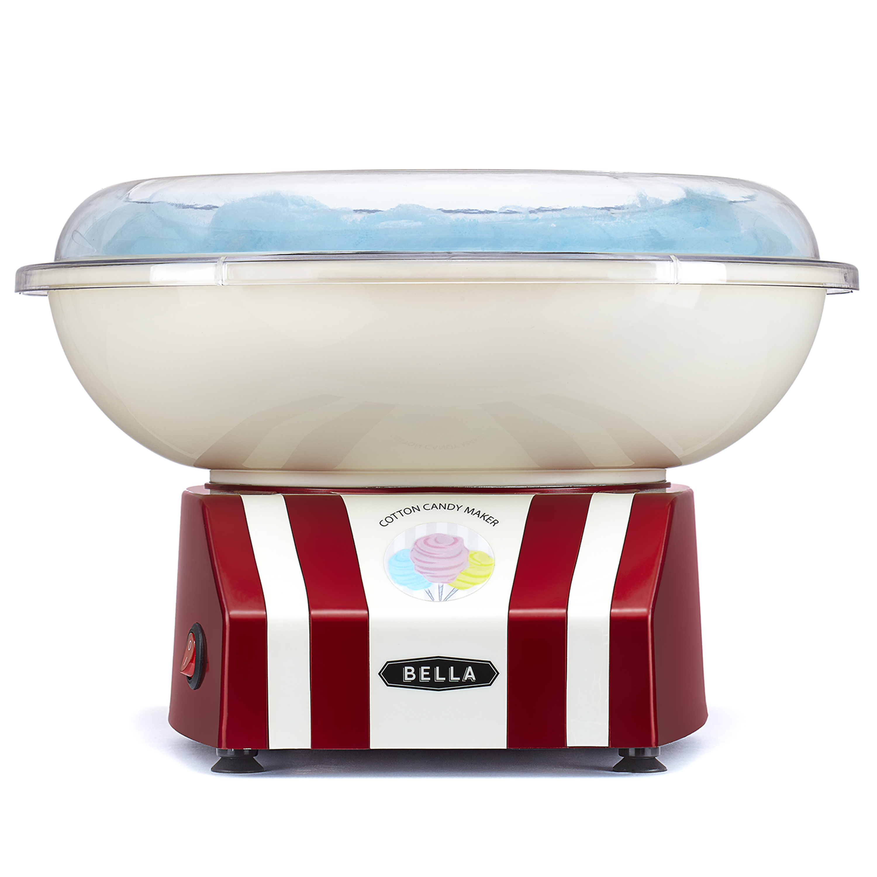 BELLA Electrically Powered Cotton Candy Maker, 475-Watt, Red & White - image 1 of 15