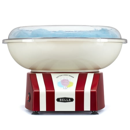 BELLA Electric Cotton Candy Machine – 475 Watts, Red & White