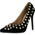 thumbnail image 1 of BELLA LUNA Womens GIANINA Gold Studs Fashion Pumps Shoes, 1 of 4