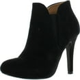 thumbnail image 1 of BELLA MARIE KENDALL-10 Women's Soft Round Toe Elastic Cut Out Stiletto Booties, 1 of 4