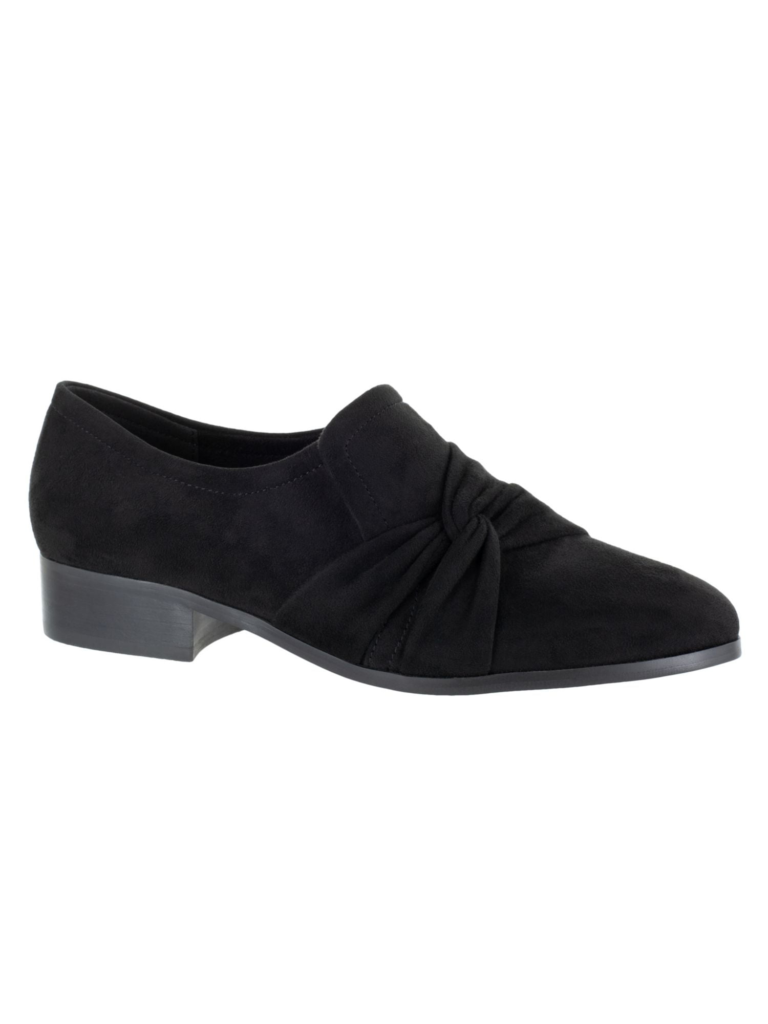BELLA VITA Womens Black Twisted Detail Padded Comfort Billie Ii