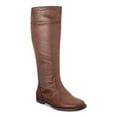thumbnail image 1 of BELLA VITA Womens Brown Stretch Cushioned Rebecca Round Toe Zip-Up Riding Boot 8.5 M, 1 of 4