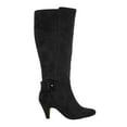 thumbnail image 1 of BELLA VITA Womens Gray Buckle Accent Padded Troy Ii Almond Toe Zip-Up Heeled Boots 12 N, 1 of 4
