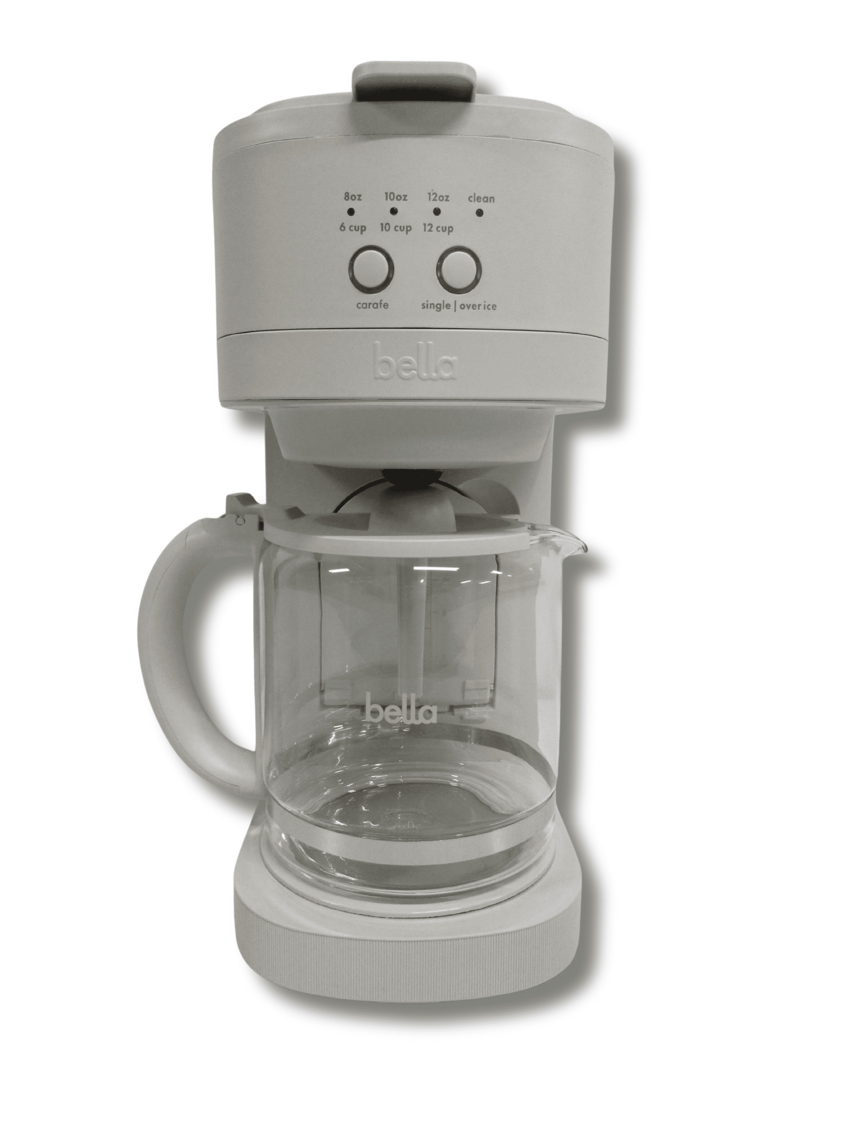 BELLA VersaBrew 2-in-1 Coffee Maker, K-Cup Compatible, Single Serve & 12-Cup Carafe Brewer, Iced Coffee Function, 61oz Water Reservoir, Oatmilk