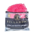 thumbnail image 1 of Bellanomi African Net Sponge Classic Texture Body Scrubber, 45 in Back Washer, Quick Dry Exfoliating Bath Sponge, Adult, Pink, 1 of 11