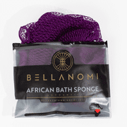 BELLANOMI African Net Sponge - Authentic Sapo Exfoliating Net, Ethically sourced from Nigeria, 45" Long Back Scrubber, Quick Dry Loofah Alternative for Gentle Exfoliation Daily Use