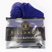 Bellanomi African Net Sponge - Authentic Sapo Exfoliating Net, Ethically sourced from Nigeria, 45" Long Back Scrubber, Quick Dry Loofah Alternative for Gentle Exfoliation Daily Use