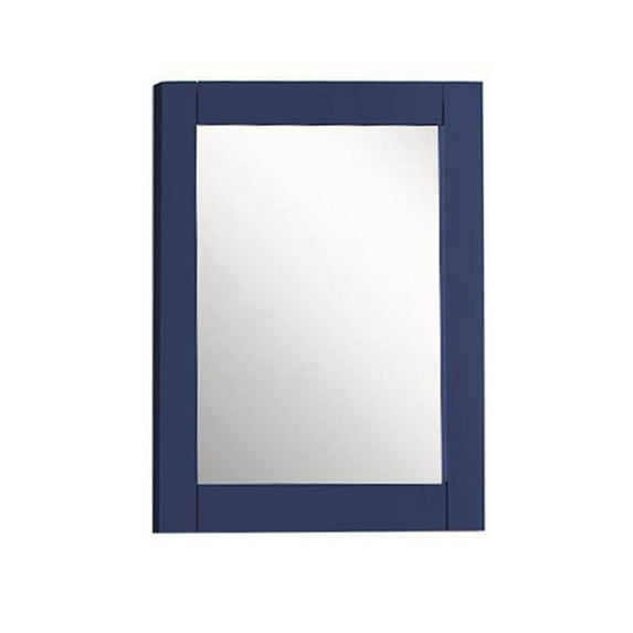 BELLATERRA HOME LLC 24 WOOD FRAME MIRROR IN BLUE