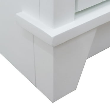 BELLATERRA HOME LLC 60 Single sink vanity in White finish- cabinet only