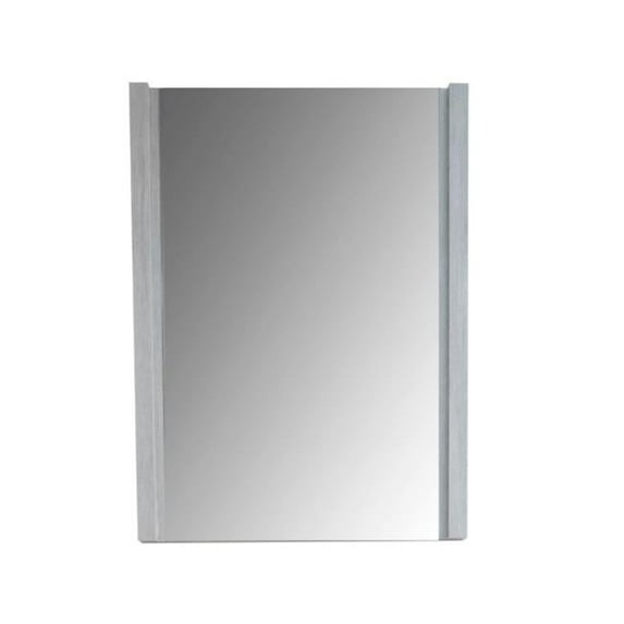Bellaterra Home 502001B-MIR-24 24 in. Wood Frame Mirror, Silver