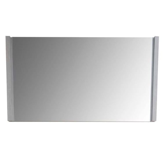 Bellaterra Home 502001B-MIR-48 48 in. Wood Frame Mirror, Silver