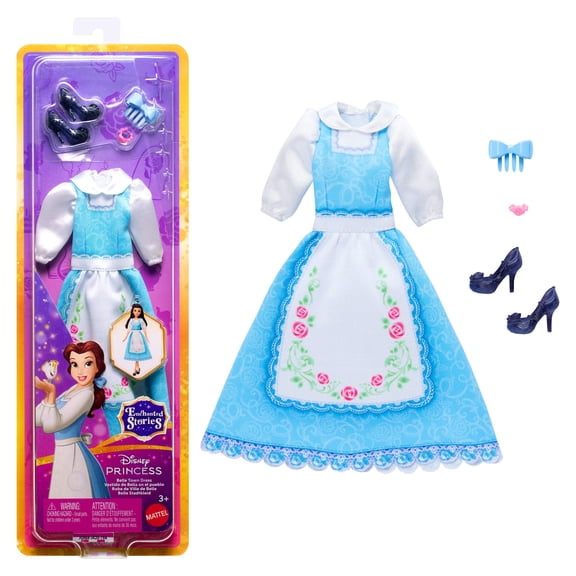 Disney Princess Enchanted Stories Belle Clothing, Town Fashion & Accessories [Walmart Exclusive]