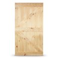 thumbnail image 1 of BELLEZE 42 Inch DIY Sliding Interior Barn Door, Farmhouse - Unfinished, 1 of 5