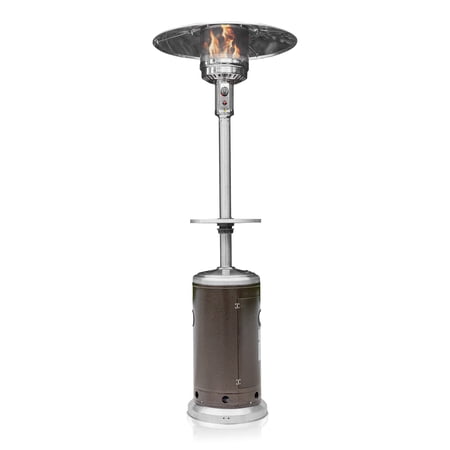 BELLEZE 48,000 BTU LP Propane Gas Outdoor Patio Heater - Bronze